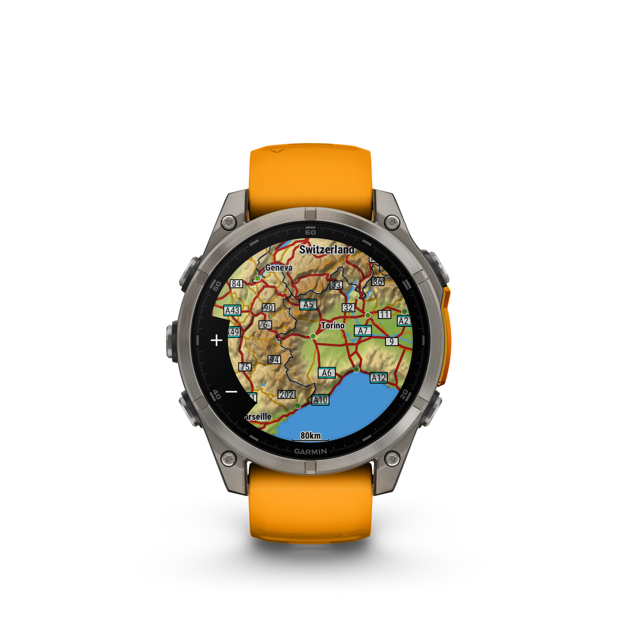 Garmin Fenix 8 - 47mm Amoled Sapphire - Grå DLC-titan med svart silikonarmband - Bild 15