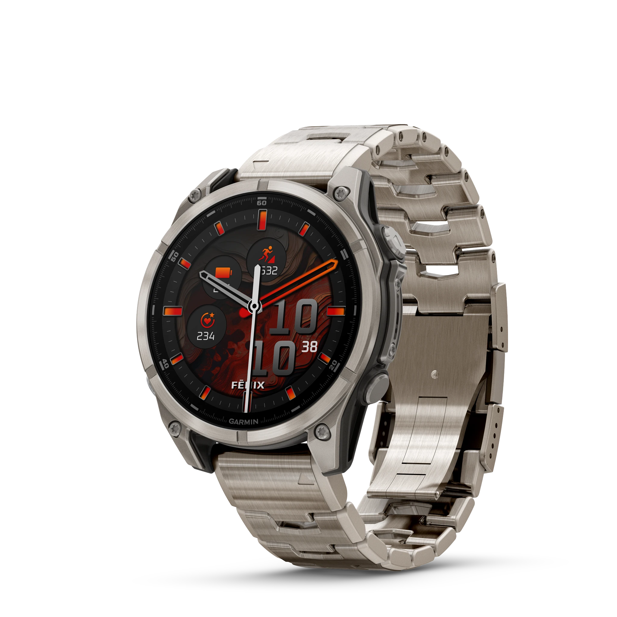 Garmin Fenix 8 - 47mm Amoled Sapphire - Grå DLC-titan med svart silikonarmband - Bild 13