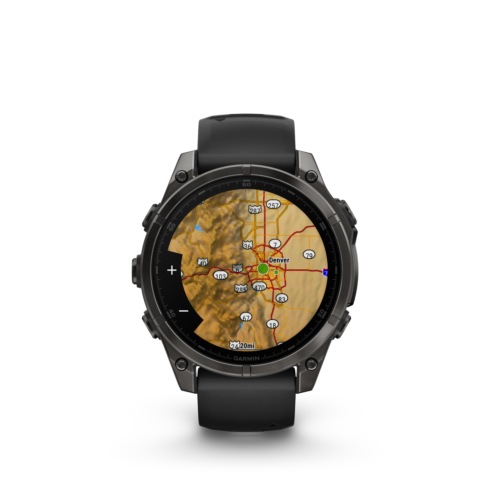 Garmin Fenix 8 - 47mm Amoled Sapphire - Grå DLC-titan med svart silikonarmband - Bild 21