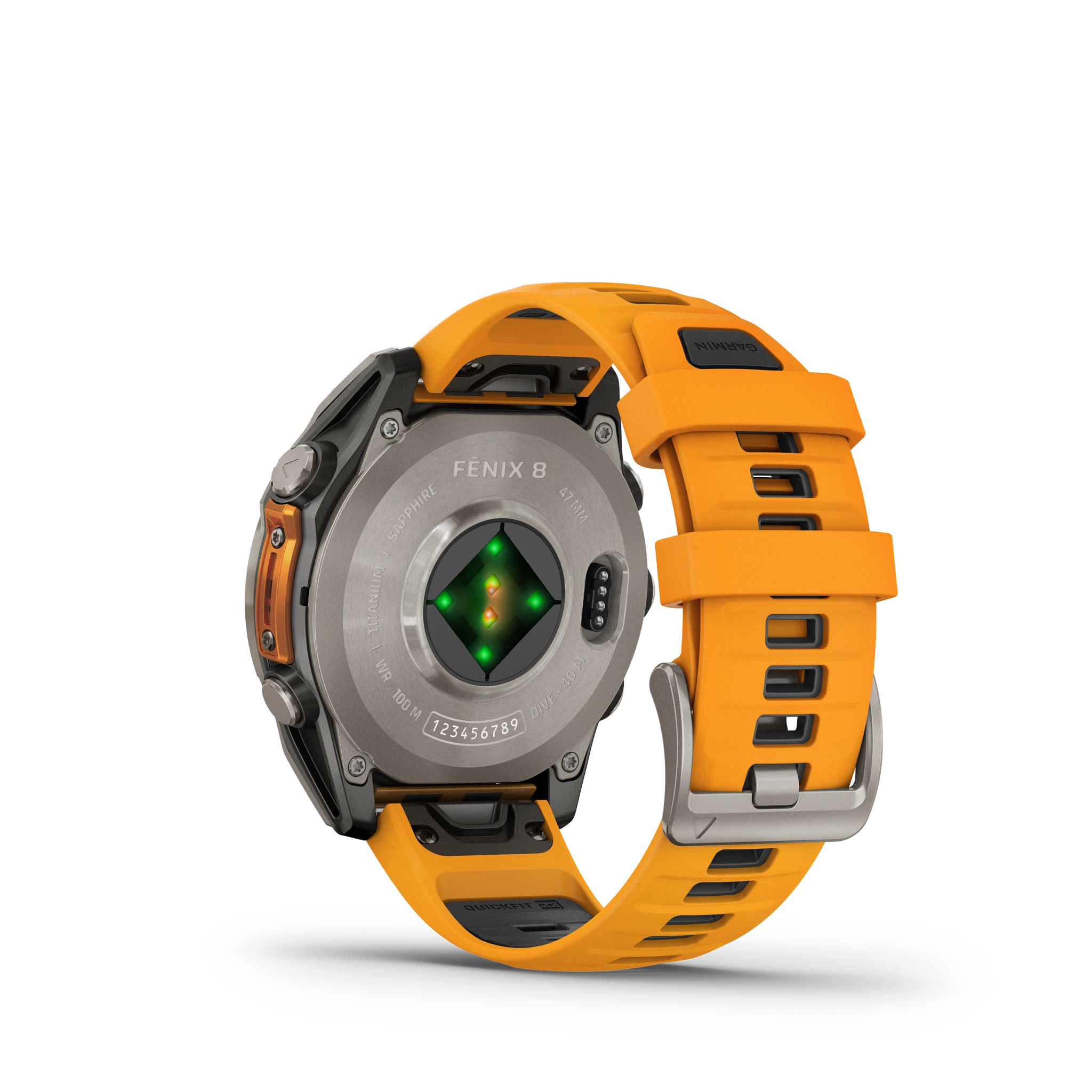 Garmin Fenix 8 - 47mm Amoled Sapphire - Grå DLC-titan med svart silikonarmband - Bild 18