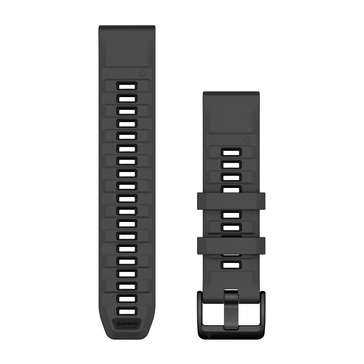 Quickfit 22 Klockarmband Grå/Svart Silikon