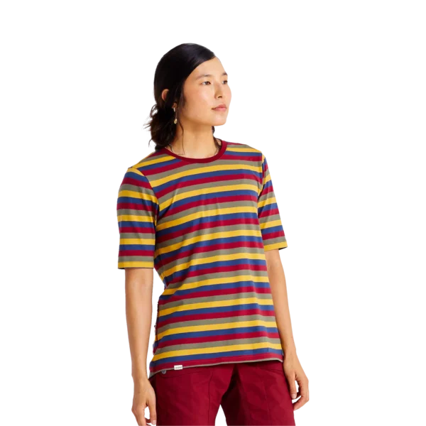 Women's Specialized/Fjällräven Cotton Striped Short Sleeve Tee