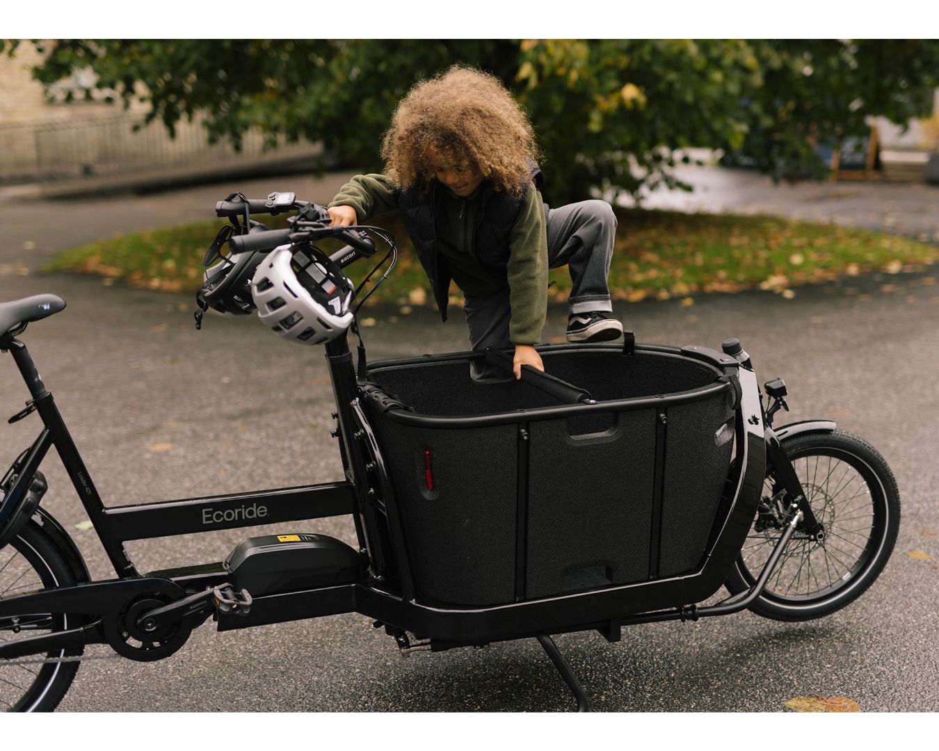 Loader 421 Lådcykel | Mittmotor | Skivbroms, Black, One-size (M/L) - Bild 2