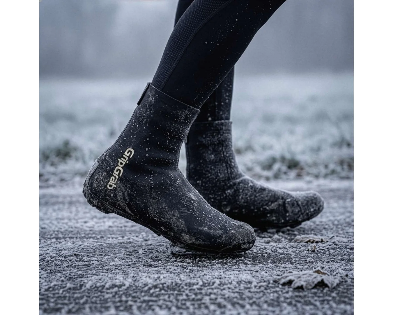 GripGrab RIDE 2 Waterproof Winter Road skoöverdrag – svart - Bild 2
