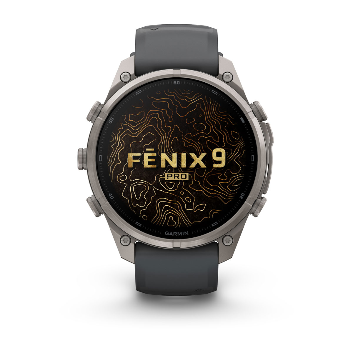 Garmin fēnix 9 Pro 47 mm – Titan – grafitgrått/svart silikonarmband - Bild 5