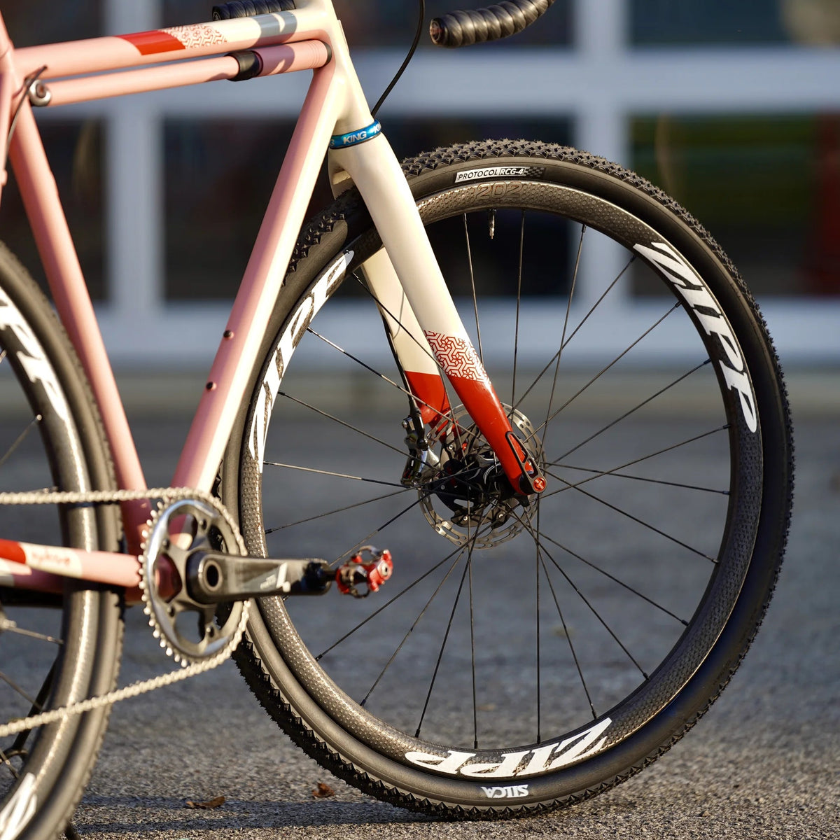 Silca Protocol RCG-4 graveldäck monterat på en gravelcykel