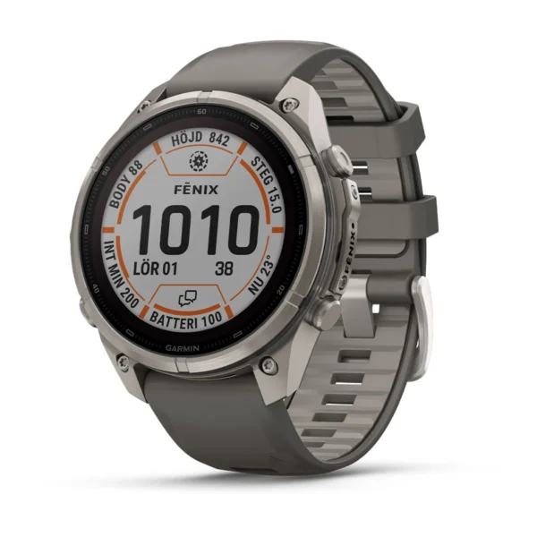 Garmin fēnix 9 Pro Solar – GPS-multisportklocka med inReach