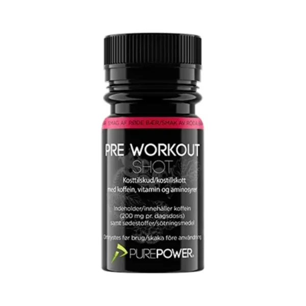 PUREPOWER Energy drink Redberry – produktförpackning